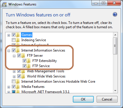 Enable FTP features