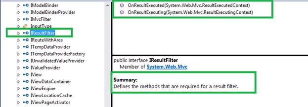 IResultFilter 