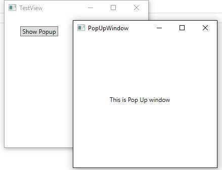 Show PopUp