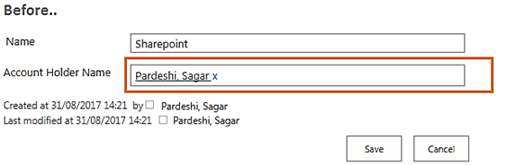 SharePoint People Picker