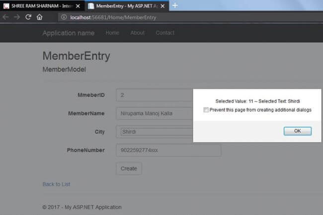 Dropdownlist in ASP.NET