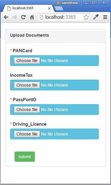Multipel file uploads