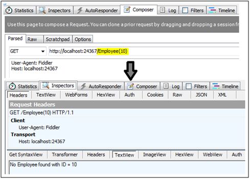 HttpResponseException 
