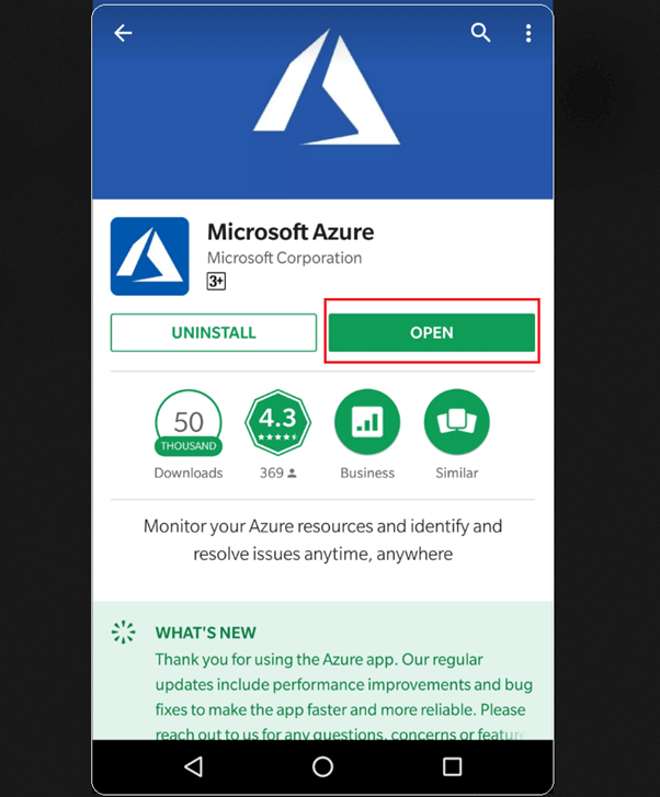 Microsoft Azure Mobile App