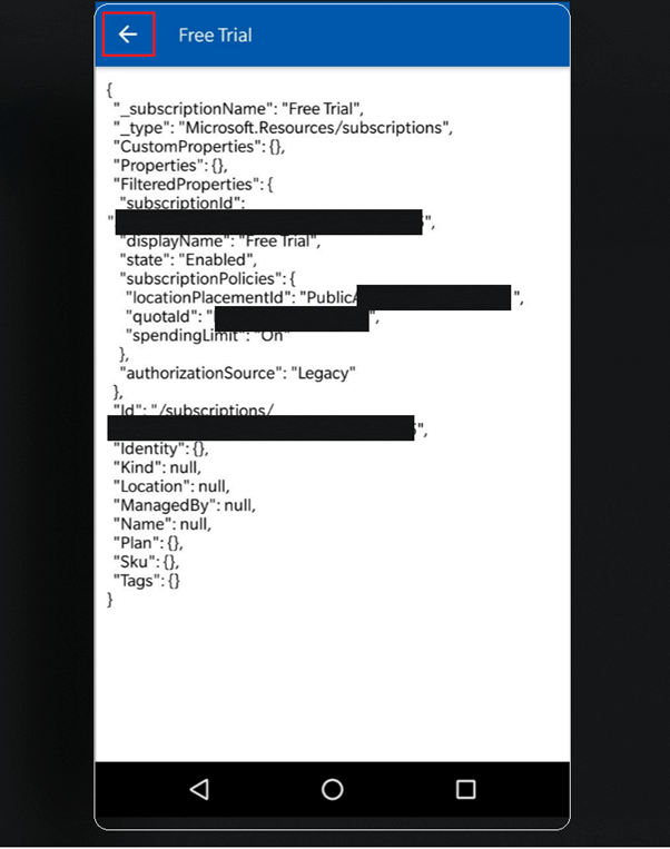 Microsoft Azure Mobile App