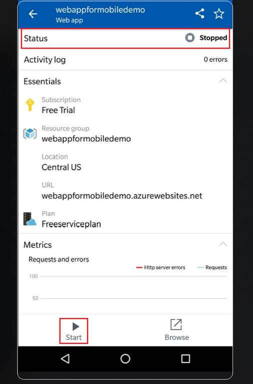 Microsoft Azure Mobile App