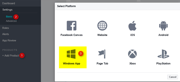 http://www.c-sharpcorner.com/article/facebook-service-into-uwp-app-using-uwp-community-toolkit/