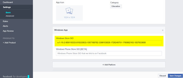 http://www.c-sharpcorner.com/article/facebook-service-into-uwp-app-using-uwp-community-toolkit/