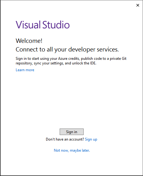 Visual Studio 2017
