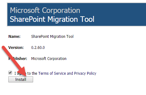 Microsoft SharePoint Migration Tool