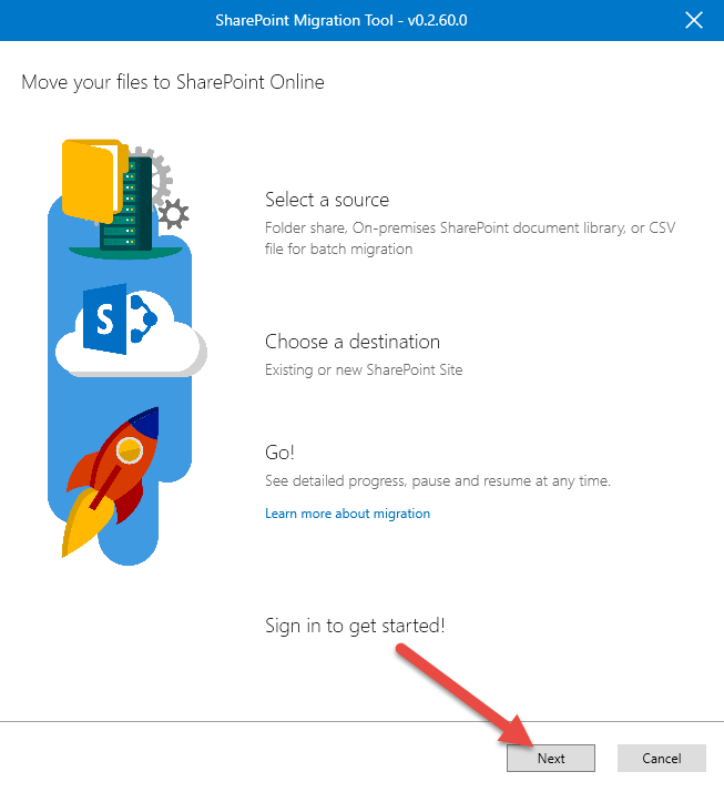 Microsoft SharePoint Migration Tool