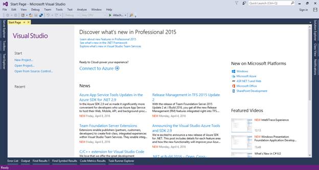 Visual Studio 2015