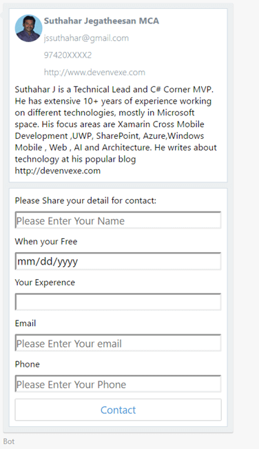 Microsoft Bot Framework