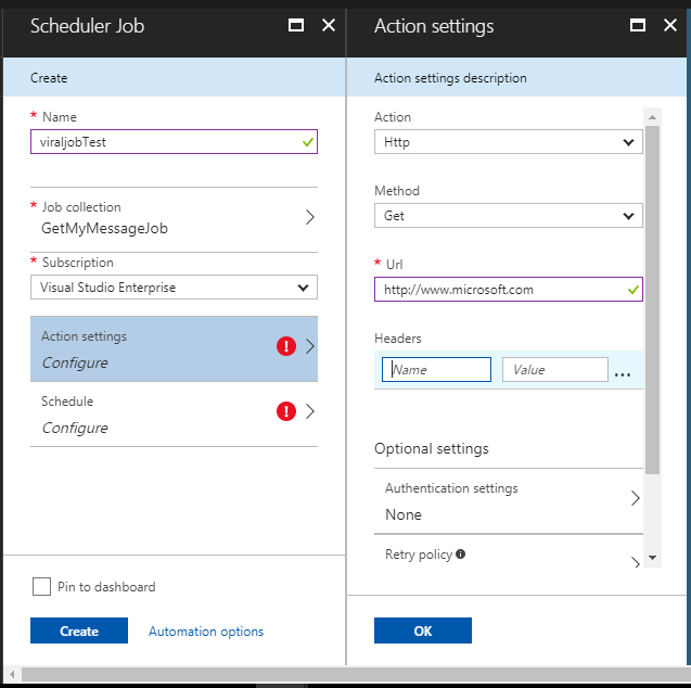 Azure Scheduler