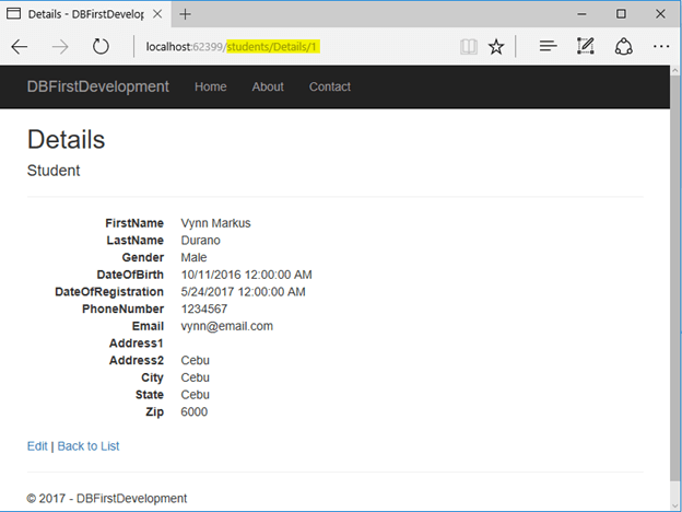Entity Framework Core