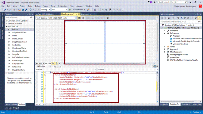 Visual studio 2015 