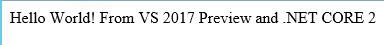 .Net Core 
