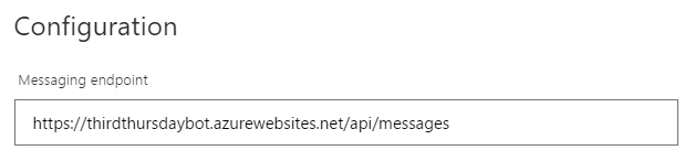 Microsoft Bot Framework 