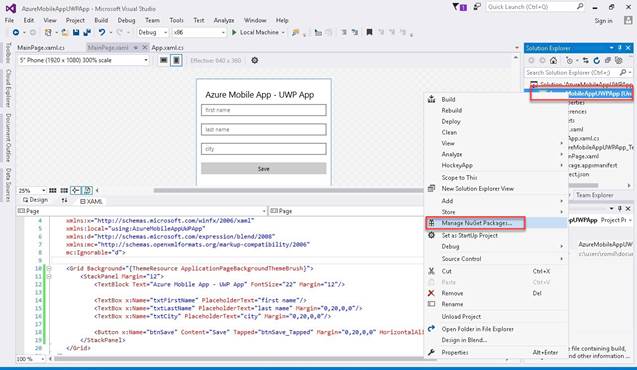 Manage NuGet Packages