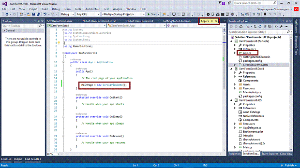 Visual studio