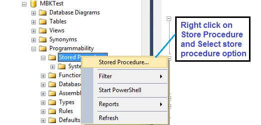Store Procedure In SQL Server