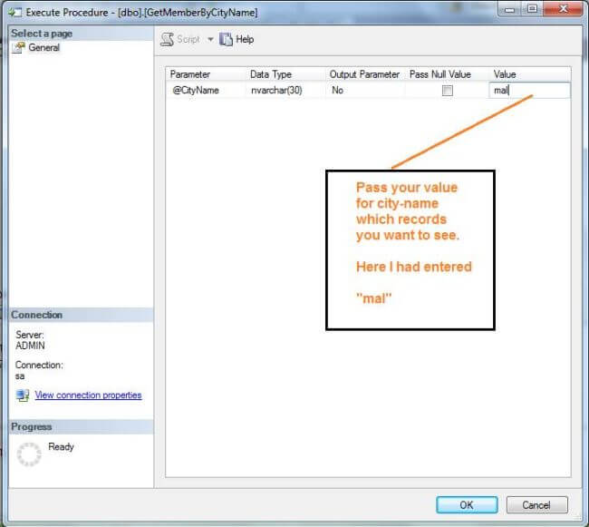 Store Procedure In SQL Server