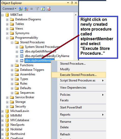 Store Procedure In SQL Server