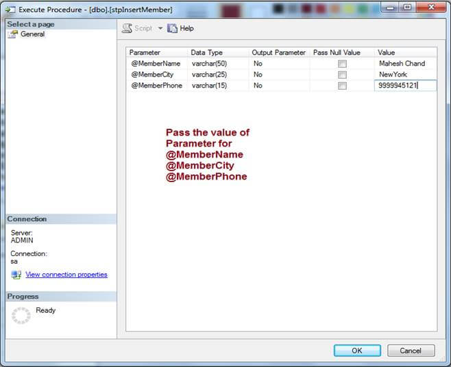 Store Procedure In SQL Server