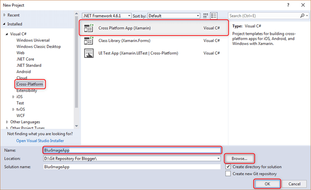 BlurredImage in Xamarin