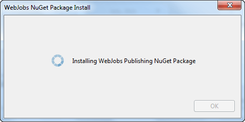 installs WebJobs publishing