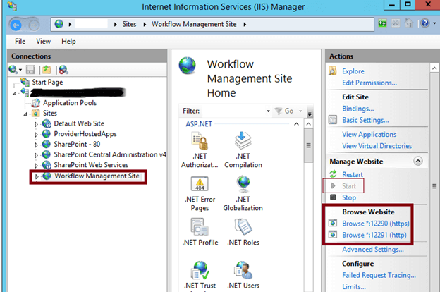 Configuration of SharePoint 2013 workflow in SharePoint Designer 2013