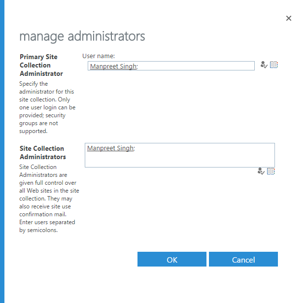Manage Administrators