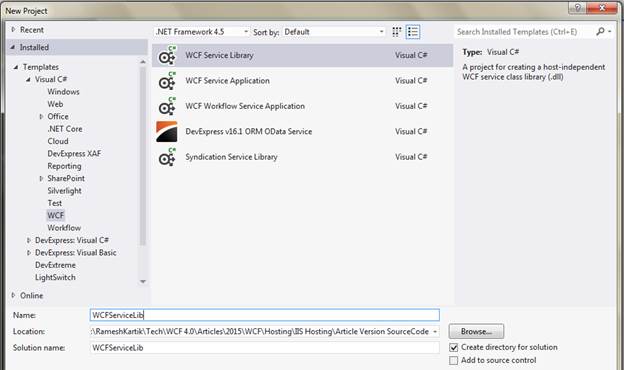 Create a service library
