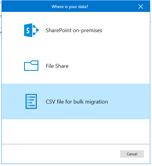 SharePoint Migration Tool
