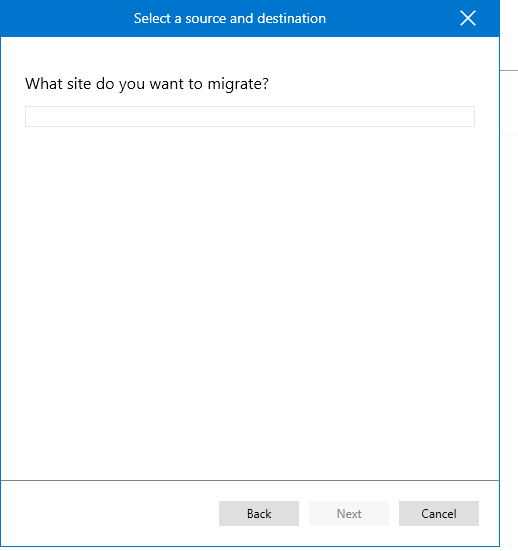 SharePoint Migration Tool