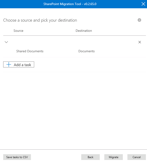 SharePoint Migration Tool
