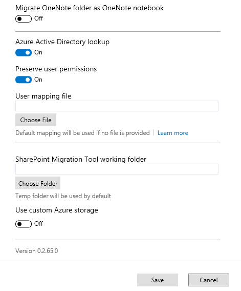 SharePoint Migration Tool