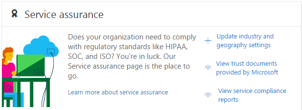 Service assurance