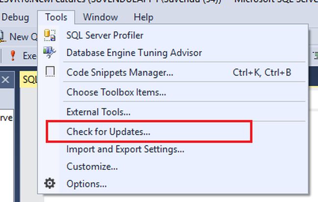 SQL Server Management Studio