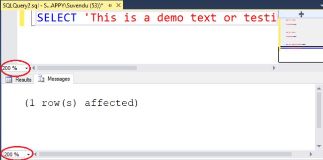 SQL Server Management Studio
