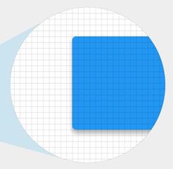 Low-density screen (less PPI)