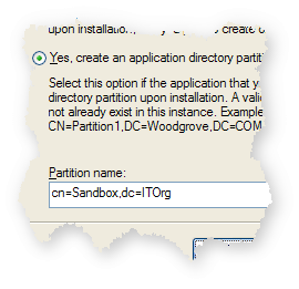 Partition name