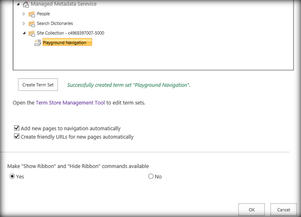 Navigations Settings