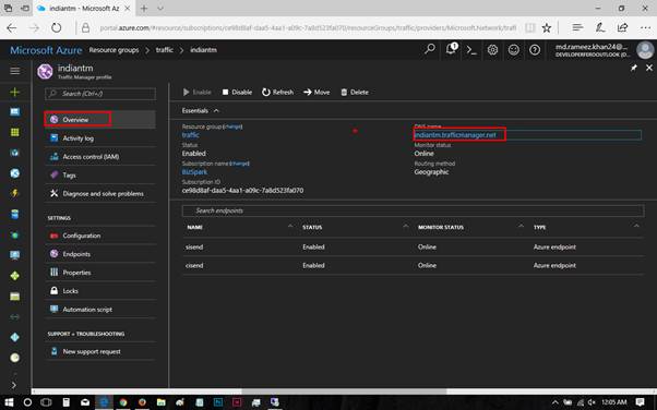 Azure Traffic Manager
