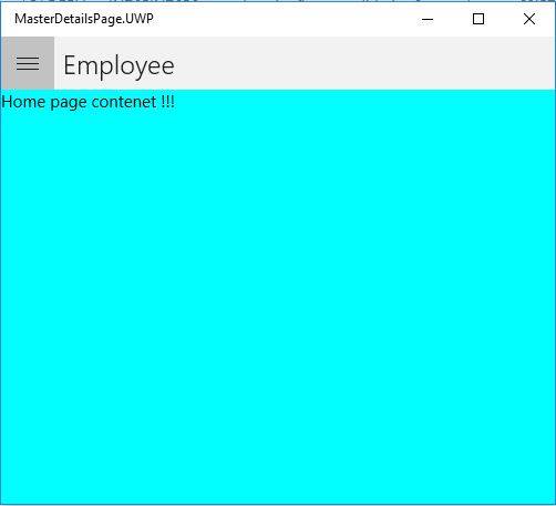 MasterDetailPage In Xamarin