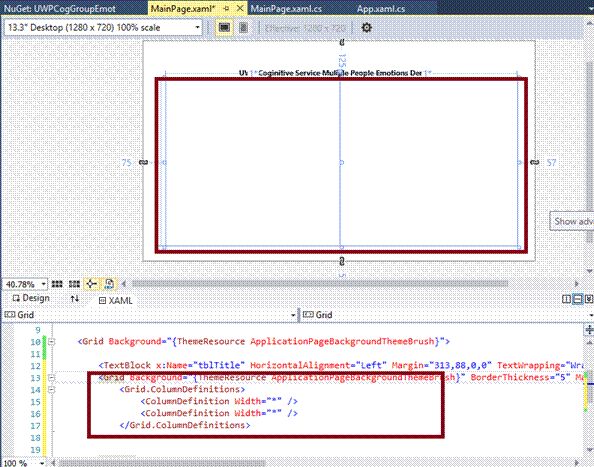 Multiple People Emotions in UWP 