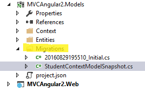 Add-Migration Initial