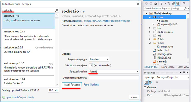 Install New npm Packages
