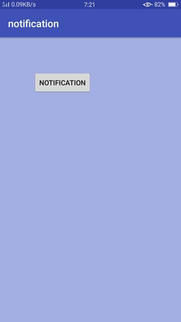 Notification Alert Android App