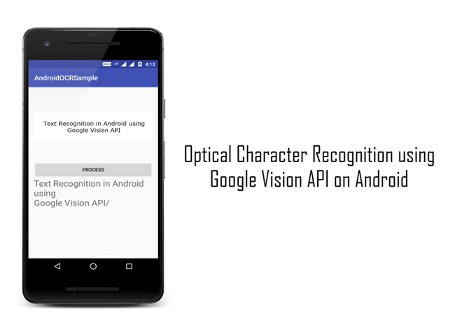 Optical Character Recognition in Android